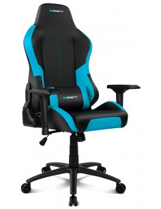 DRIFT DR250 Silla para videojuegos de PC Asiento acolchado tapizado Negro, Azul