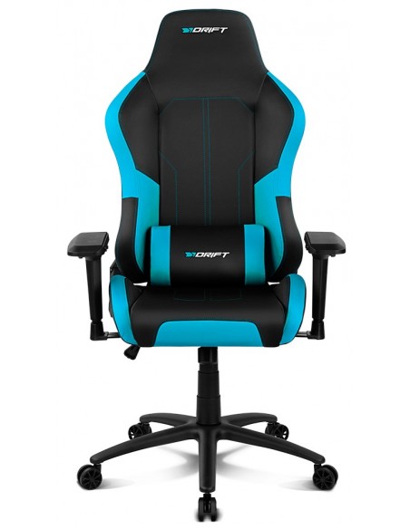 DRIFT DR250 Silla para videojuegos de PC Asiento acolchado tapizado Negro, Azul