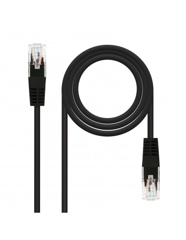 Nanocable CABLE RED LATIGUILLO RJ45 CAT.5E UTP AWG24, NEGRO, 3.0 M