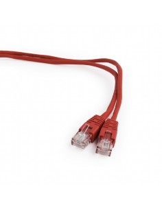 Gembird PP12-1M R cable de red Rojo Cat5e U UTP (UTP)