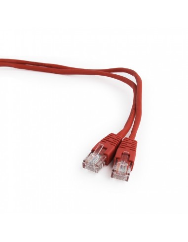 Gembird PP12-1M R cable de red Rojo Cat5e U UTP (UTP)