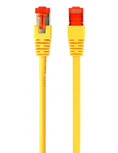 Gembird PP6A-LSZHCU-Y-0.25M cable de red Amarillo 0,25 m Cat6a S FTP (S-STP)