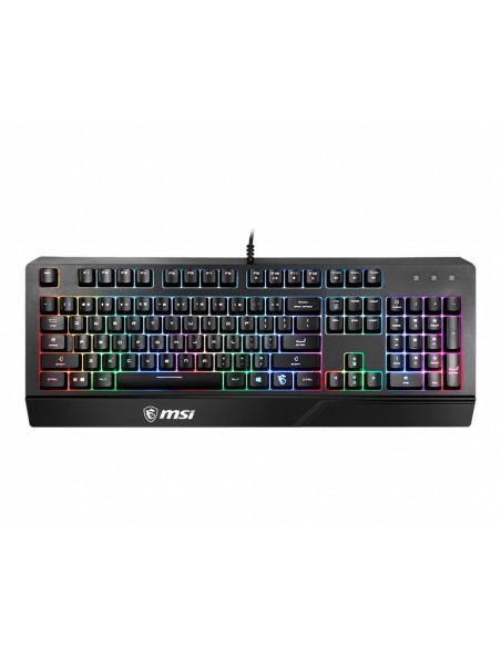 MSI VIGOR GK20 teclado USB QWERTY Español Negro