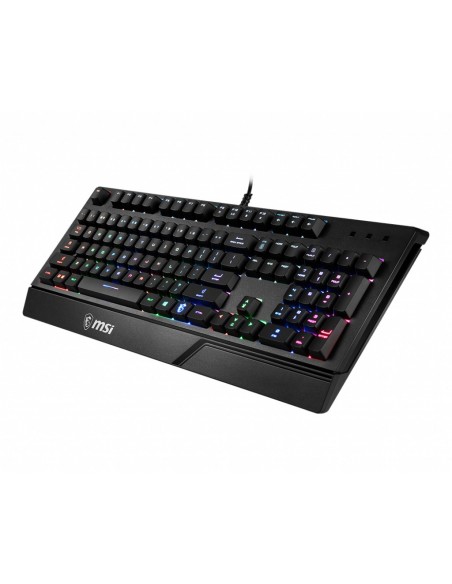 MSI VIGOR GK20 teclado USB QWERTY Español Negro