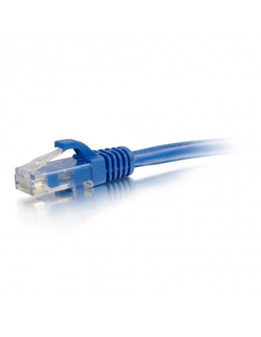 C2G Cable de conexión de red de 3 m Cat5e sin blindaje y con funda (UTP), color azul