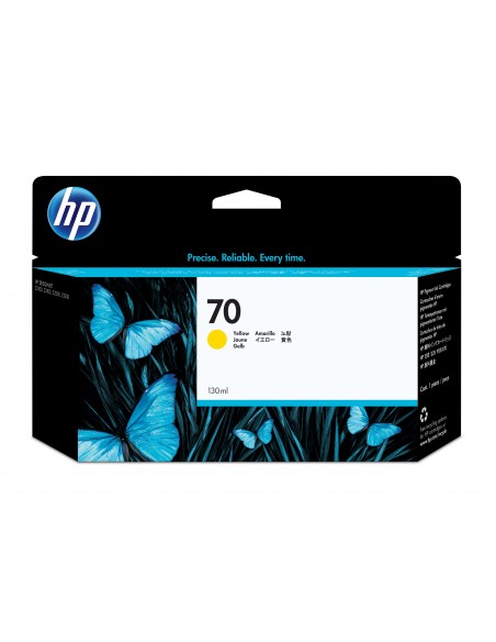 HP Cartucho de tinta DesignJet 70 amarillo de 130 ml