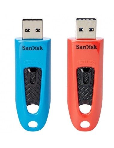 SanDisk Ultra unidad flash USB 64 GB USB tipo A 3.0 Azul, Rojo