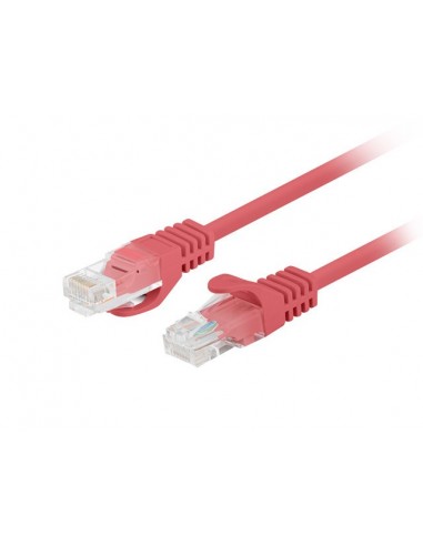 Lanberg PCU6-20CC-0100-R cable de red Rojo 1 m Cat6 U UTP (UTP)