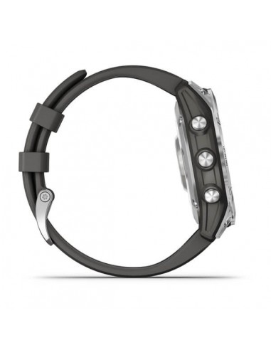 Garmin fenix 7 3,3 cm (1.3") MIP 47 mm Digital 260 x 260 Pixeles Pantalla táctil Plata Wifi GPS (satélite)