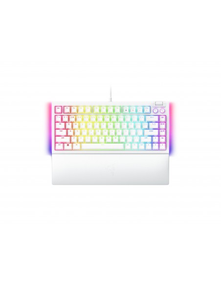 Razer BlackWidow V4 75% teclado USB QWERTY Inglés de EE. UU. Blanco