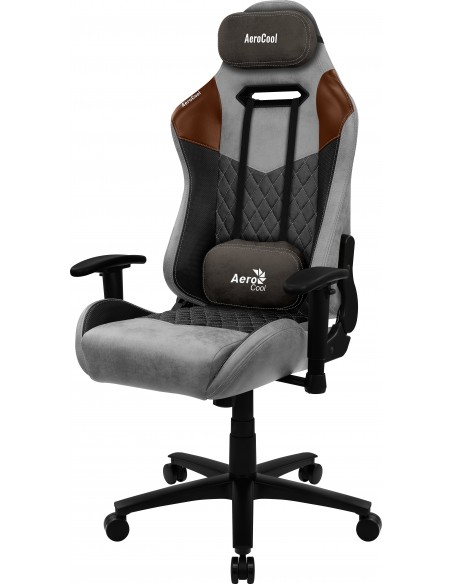 Aerocool DUKE AeroSuede Silla para videojuegos universal Negro, Marrón, Gris