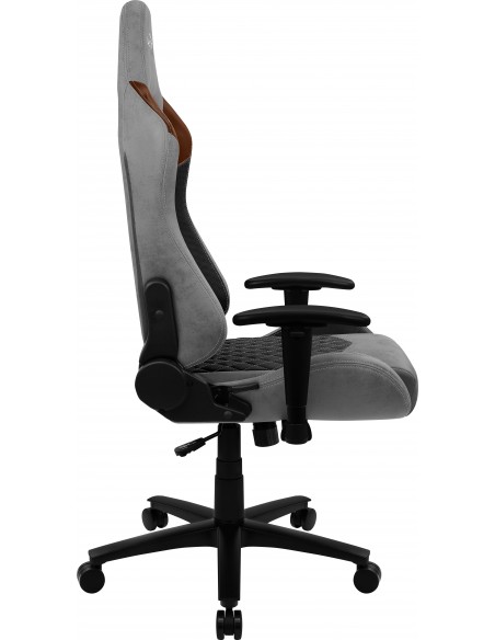 Aerocool DUKE AeroSuede Silla para videojuegos universal Negro, Marrón, Gris