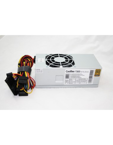 CoolBox T300 unidad de fuente de alimentación 300 W 20+4 pin ATX TFX Gris