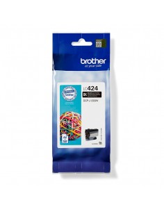 Brother LC424BK cartucho de tinta 1 pieza(s) Original Negro