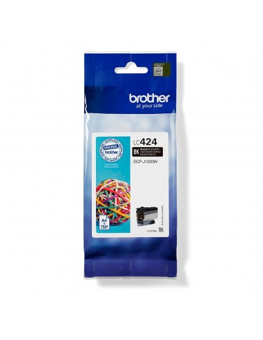 Brother LC424BK cartucho de tinta 1 pieza(s) Original Negro