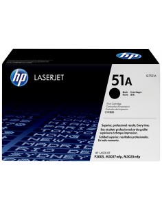 HP Cartucho de tóner original LaserJet 51A negro