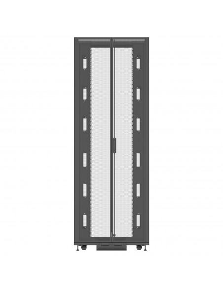 Vertiv VR3157 armario rack 48U Rack o bastidor independiente Negro, Transparente