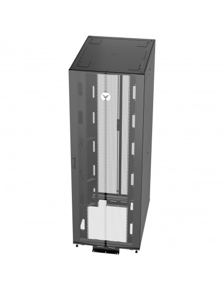 Vertiv VR3157 armario rack 48U Rack o bastidor independiente Negro, Transparente