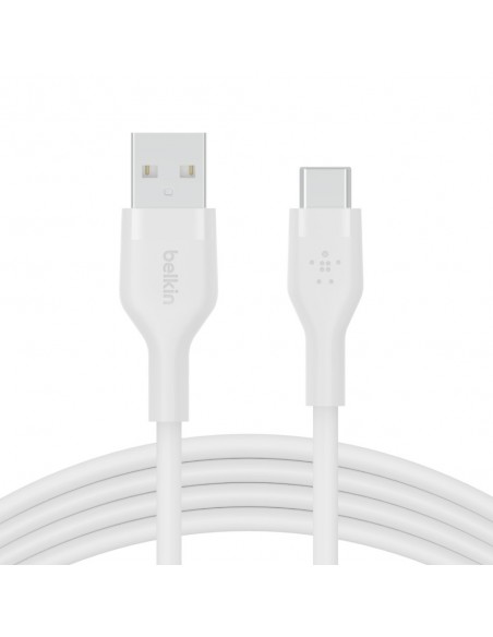 Belkin BOOST↑CHARGE Flex cable USB 3 m USB 2.0 USB A USB C Blanco