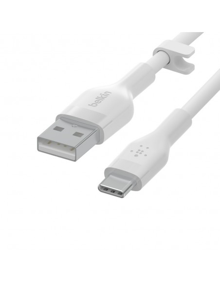 Belkin BOOST↑CHARGE Flex cable USB 3 m USB 2.0 USB A USB C Blanco