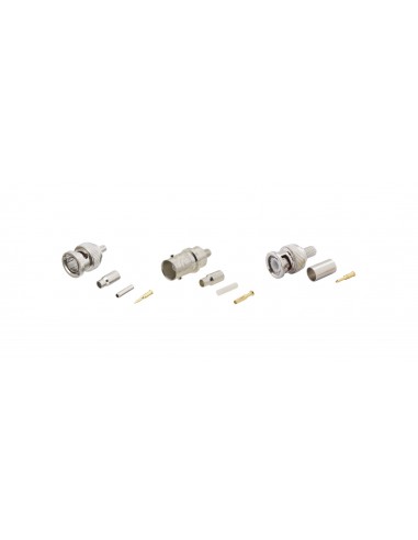 Kramer Electronics CCR-BNC-6 conector BNC (RG-6) Metálico