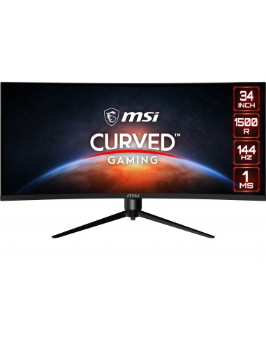 MSI Optix MAG342CQR pantalla para PC 86,4 cm (34") 3440 x 1440 Pixeles UltraWide Quad HD LCD Negro