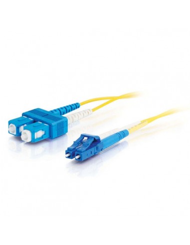 C2G 85586 cable de fibra optica 1 m LC SC OFNR Amarillo