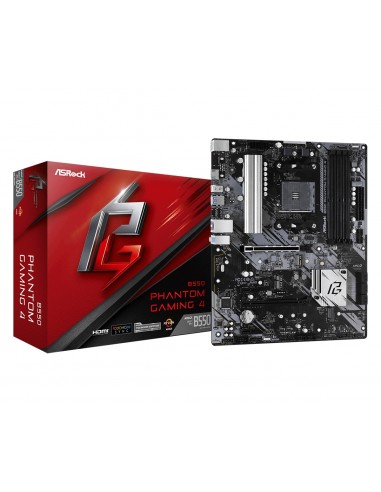 Asrock B550 Phantom Gaming 4 AMD B550 Zócalo AM4 ATX