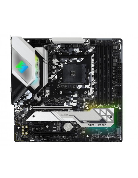 Asrock B550M Steel Legend AMD B550 Zócalo AM4 micro ATX