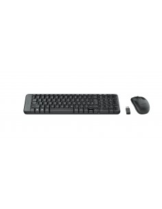 Logitech Wireless Combo MK220 teclado Ratón incluido RF inalámbrico QWERTY Griego Negro