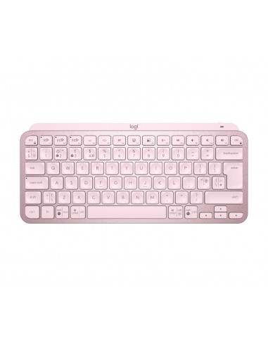 Logitech MX Keys Mini teclado RF Wireless + Bluetooth QWERTY Inglés Rosa