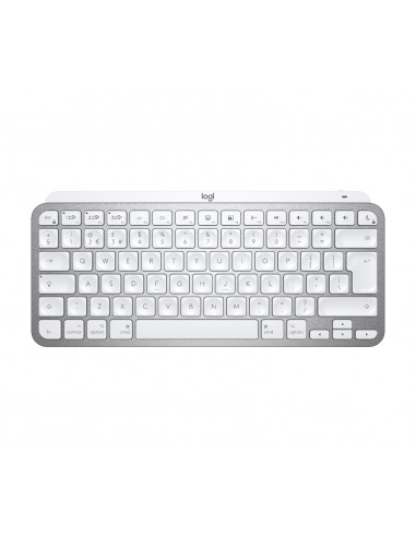 Logitech MX Keys Mini For Mac Minimalist Wireless Illuminated Keyboard teclado Bluetooth QWERTY Inglés Gris