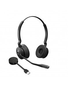 Jabra Engage 55 Auriculares Inalámbrico Diadema Oficina Centro de llamadas Negro, Titanio