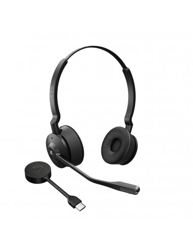 Jabra Engage 55 Auriculares Inalámbrico Diadema Oficina Centro de llamadas Negro, Titanio