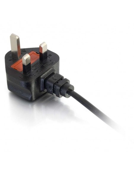 C2G Cbl 3m BS1363 to IEC 60320 C7 Pwr Cord Negro C7 acoplador