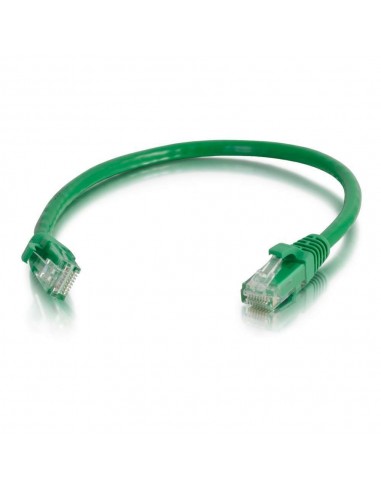 C2G Cable de conexión de red de 1 m Cat5e sin blindaje y con funda (UTP), color verde