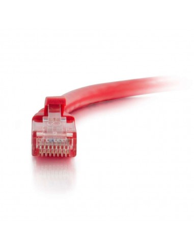 C2G Cable de conexión de red de 1,5 m Cat6 sin blindaje y con funda (UTP), color rojo