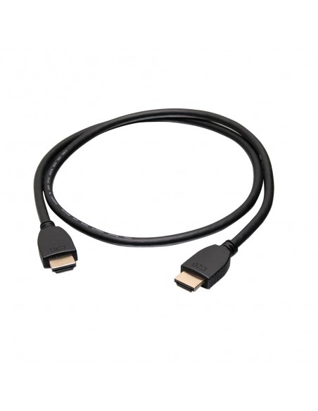 C2G Cable HDMI de alta velocidad de 0,3 m con Ethernet - 4K 60 Hz