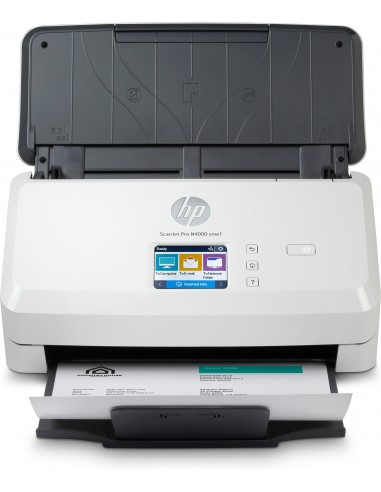 HP Scanjet Pro N4000 snw1 Sheet-feed Scanner Escáner alimentado con hojas 600 x 600 DPI A4 Negro, Blanco