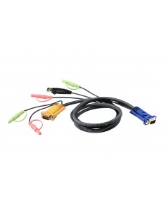 ATEN Cable KVM USB con audio y SPHD 3 en 1 de 5 m