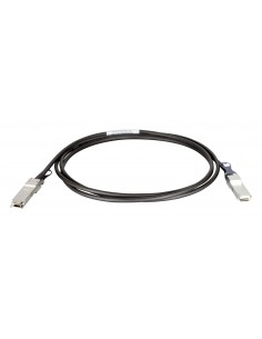 D-Link QSFP+, 3m cable infiniBanc QSFP+ Negro