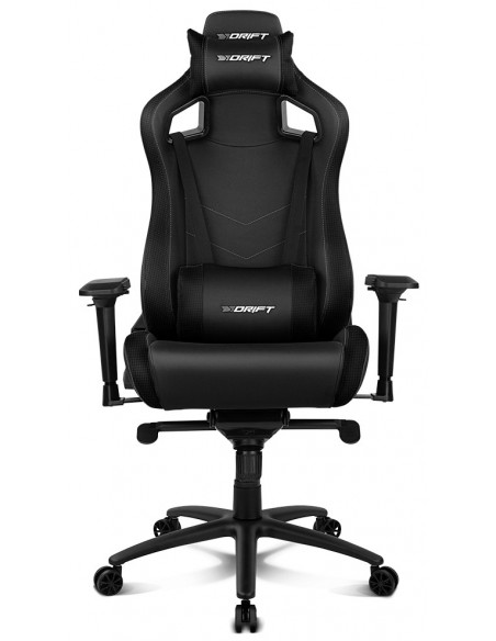 DRIFT DR500 Silla para videojuegos de PC Asiento acolchado tapizado Negro, Carbono