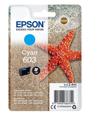 Epson Singlepack Cyan 603 Ink