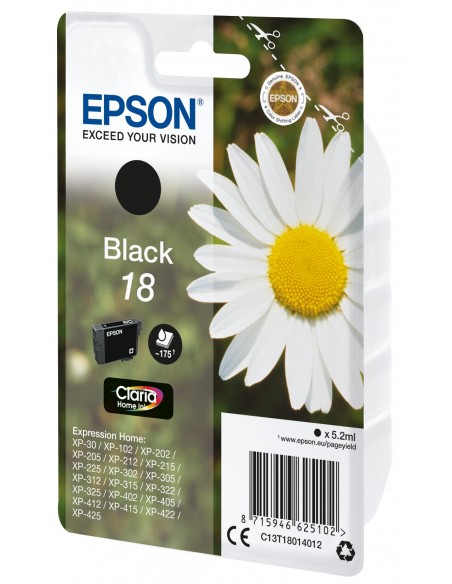 Epson Daisy Cartucho 18 negro (etiqueta RF)