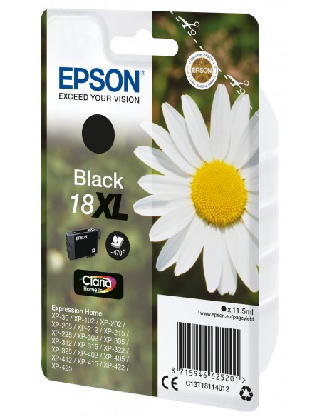 Epson Daisy Cartucho 18XL negro (etiqueta RF)