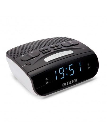 Aiwa CR-15 despertador Reloj despertador digital Negro, Blanco