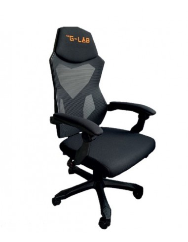 The G-Lab KS-RHODIUM-A silla para videojuegos Silla para videojuegos universal Asiento acolchado Negro