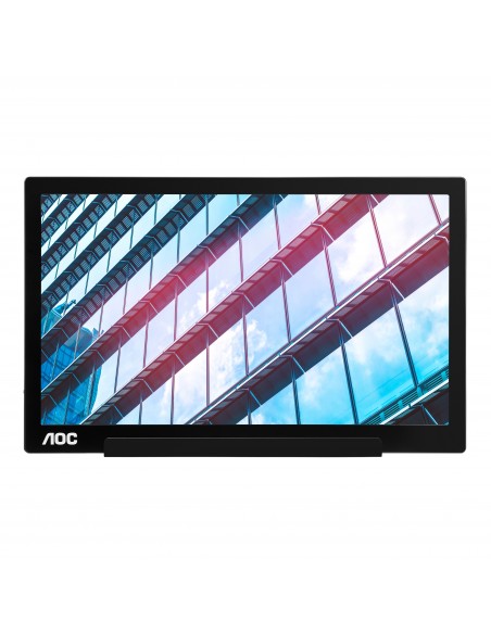 AOC 01 Series I1601P pantalla para PC 39,6 cm (15.6") 1920 x 1080 Pixeles Full HD LED Plata, Negro