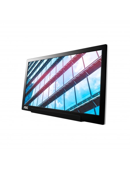 AOC 01 Series I1601P pantalla para PC 39,6 cm (15.6") 1920 x 1080 Pixeles Full HD LED Plata, Negro