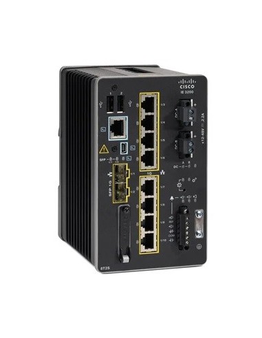 Cisco Catalyst IE-3200-8T2S-E switch Gestionado L2 L3 Gigabit Ethernet (10 100 1000) Negro